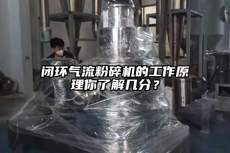 閉環(huán)氣流粉碎機的工作原理你了解幾分？